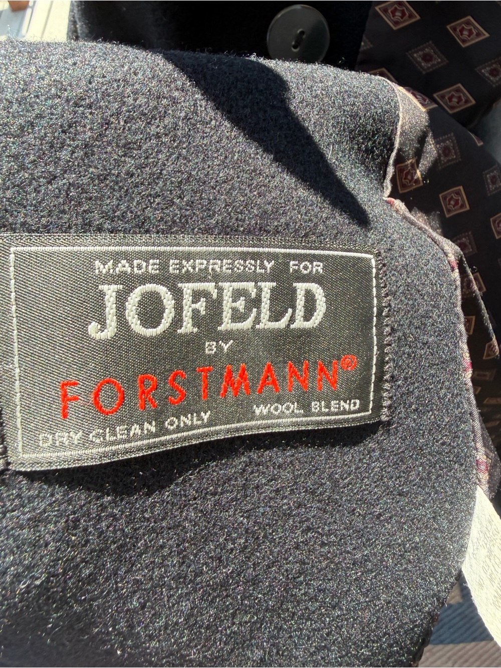 Vintage Jofeld Double Breasted Wool Blend Maxi Overcoat Wool Blend 6 Winter - Picture 4 of 10
